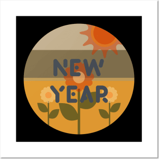 New year Posters and Art